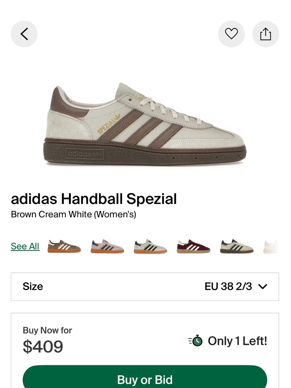 adidas Handball Spezial - Brown Cream White
